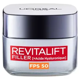 L'Oréal Paris Revitalift Filler Crème FPS 50 Repulpante Intense 50 ml