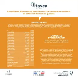 Vitavea Multi Vitamines Booster Energie Défenses naturelles 45 gélules