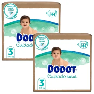 Dodot Total Care Diapers T3 (6-10 Kg) 2x44 units