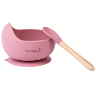 Saro Nordic Wave Pink Feeding Set 2 pcs