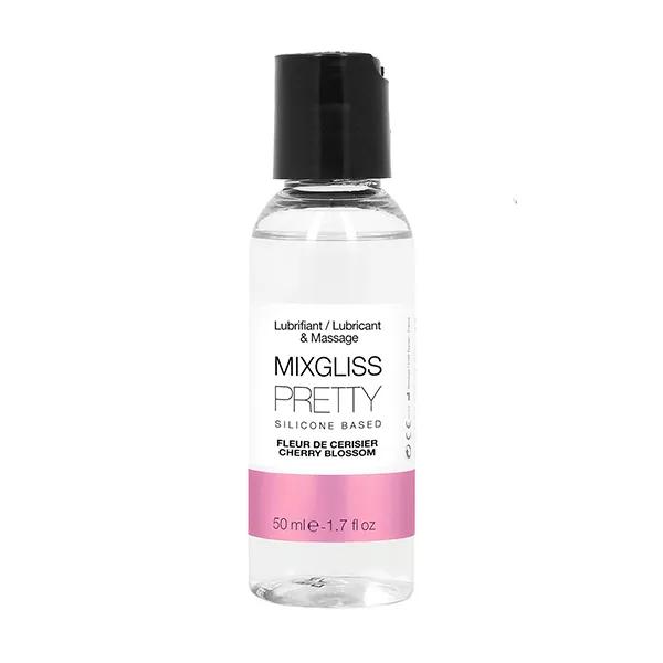 Mixgliss 2 in 1 Lubrificante e Massaggio Silicone Fiore di Ciliegio 50ml