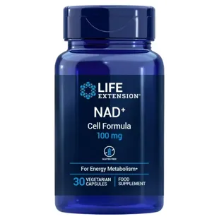 Life Extension NAD+ Cell Formula 100 mg 30 Vegetarian Capsules