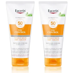 Eucerin Gel-Cream Touch Sensitive Protect SPF50+ 2x200 ml