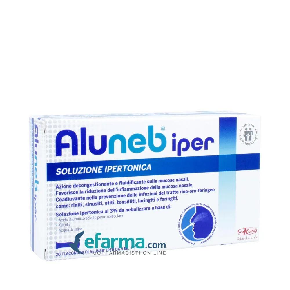 Aluneb Iper Soluzione Aerosol Ipertonica da Nebulizzare 20 Flaconcini