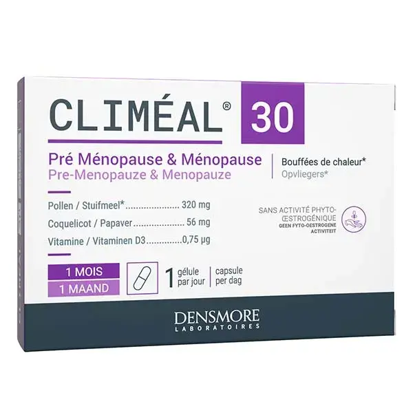 Densmore Climéal Bien-Etre Menopausa Vampate di Calore 30 capsule