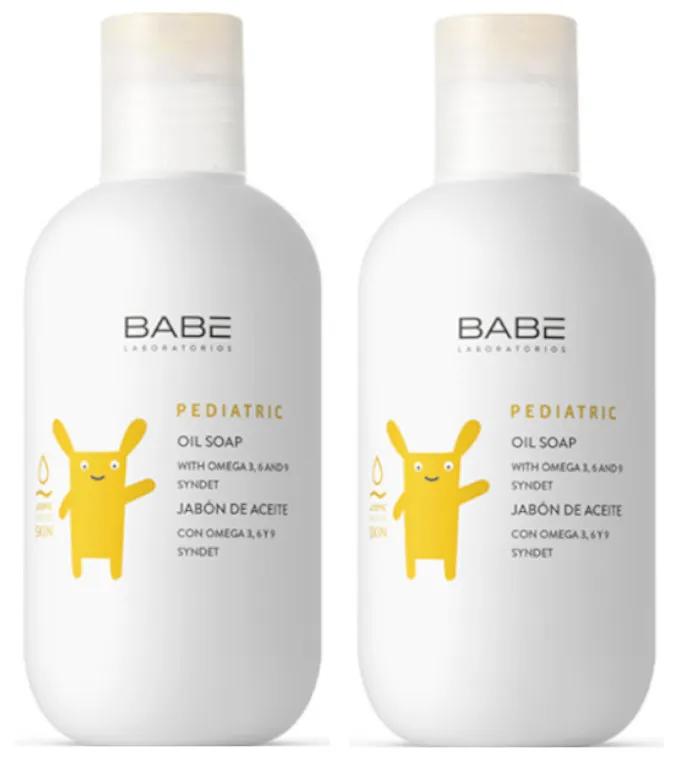 Savon à l&#39;huile pour bébé Babe 2x200 ml