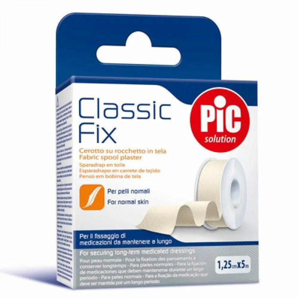 Pic Fix Cerotto su Rocchetto Tela Bianca TNT 1,25 cm x 5 m