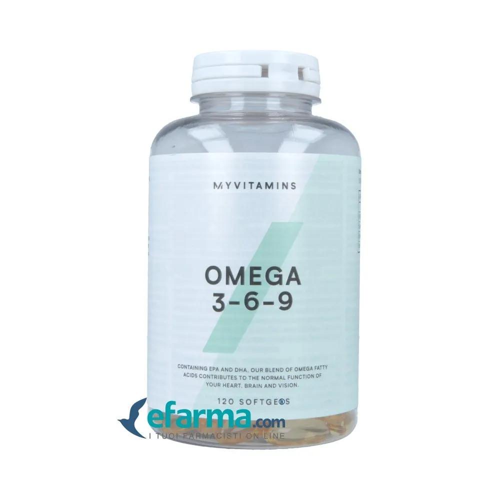 Myprotein Omega 3-6-9 Integratore di Acidi Grassi Essenziali 120 Compresse