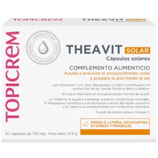 Topicrem Theavit Solar 30 Cápsulas