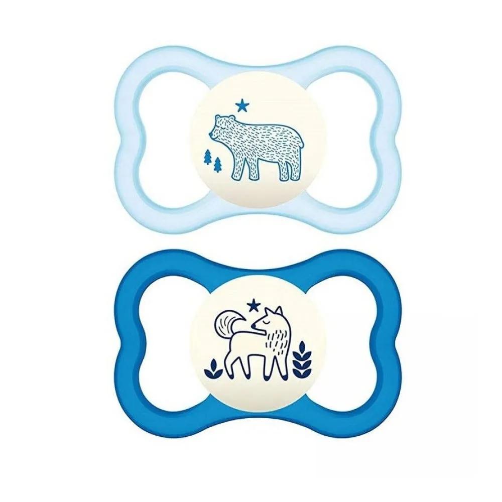 Mam Air Night Succhietto In Silicone Per Bambini 16 Mesi+ 1 Pezzo