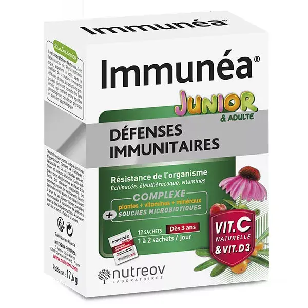 Nutreov Physcience Phytea Immunéa Junior Défenses Immunitaires 12 sachets