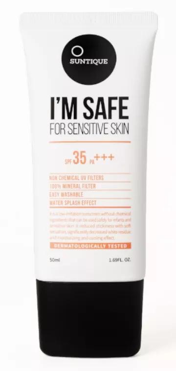 Suntique Im Safe pour les peaux sensibles SPF35+ 50 ml