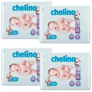 Chelino Diapers Size 3 (4-10 Kg) 4x36 units