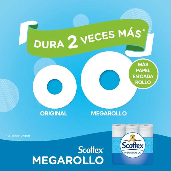 Scottex Megaroll Toiletpapier 9 stuks