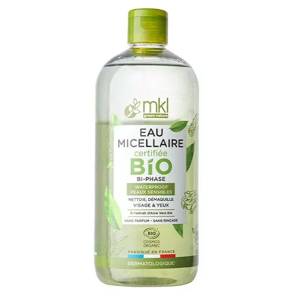 MKL Green Nature Acqua Micellare Bi-Phase Resistente all'Acqua Bio 500ml