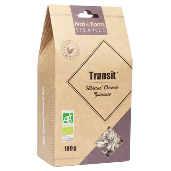 Nat & Form Organic Transit Infusion Tea 100g 
