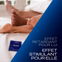 Durex Préservatifs You & Me - 10 Préservatifs Retardants et Stimulants