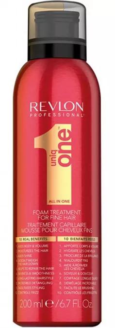 Revlon Uniq One Tratamento Espuma para Cabelo Fino 200 ml