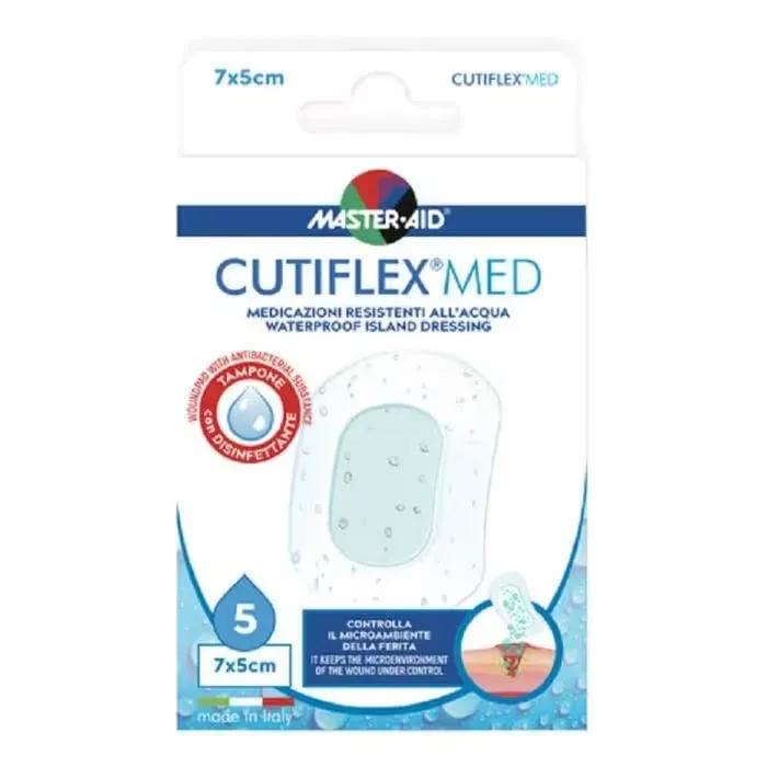 Cutiflex Med Medicazione In Poliuretano Elastica E Trasparente 7x5 cm 5 Pezzi