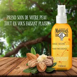 Le Petit Marseillais Huile Sèche Sublimante Karité, Amande Douce et Argan 150ml