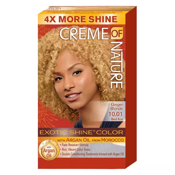 Creme of Nature, Argan, Coloration permanente Ginger Blonde, teinte n°10.01
