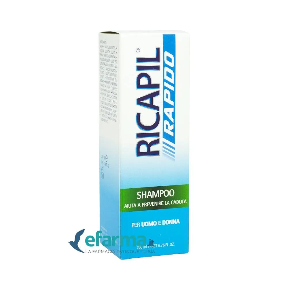 Ricapil Rapido Shampoo Anticaduta Uomo e Donna 200 ml