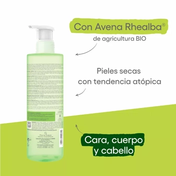 A-Derma Exomega Gel Emoliente 2 em 1 Corpo e Cabelo 500ml