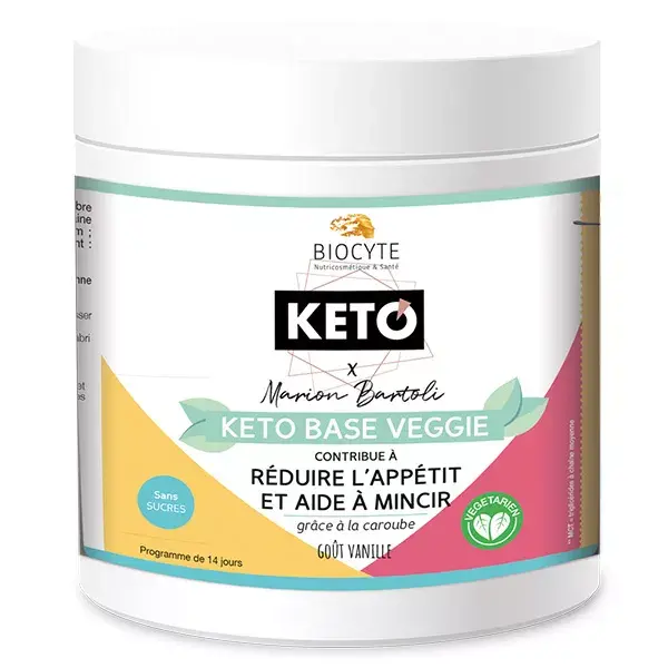 Biocyte Keto Base Veggie Vanilla Flavour 210g