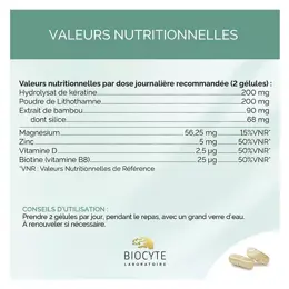 Biocyte Ongles Forts 40 gélules