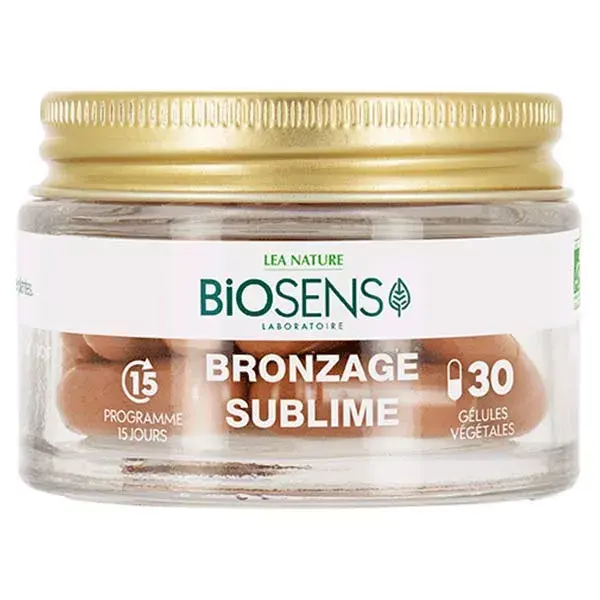 Biosens Sublime Tanning Organic 30 vegetarian capsules