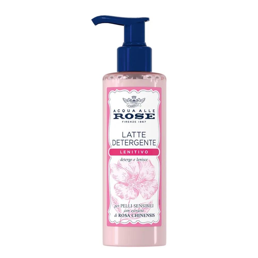 Acqua Alle Rose Latte Detergente Lenitivo per Pelli Sensibili 200 Ml