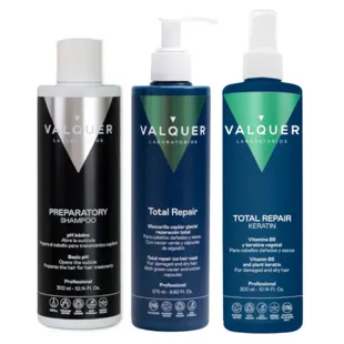 Valquer Pack Cold-Keratin Tratamiento Reparador Cabello Dañado