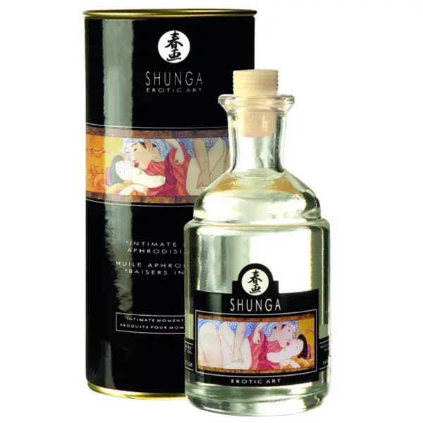 Shunga afrodisiaco baci rispondenti alla vaniglia 100ml di olio