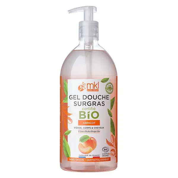 MKL Green Nature Organic Apricot Superfatted Shower Gel 1L