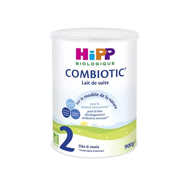 Hipp 2 Combiotic Leche de Orgánica + 6m 900g