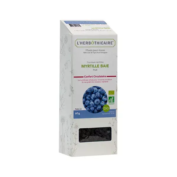 L' Herbothicaire Blueberry Herbal Tea 60g