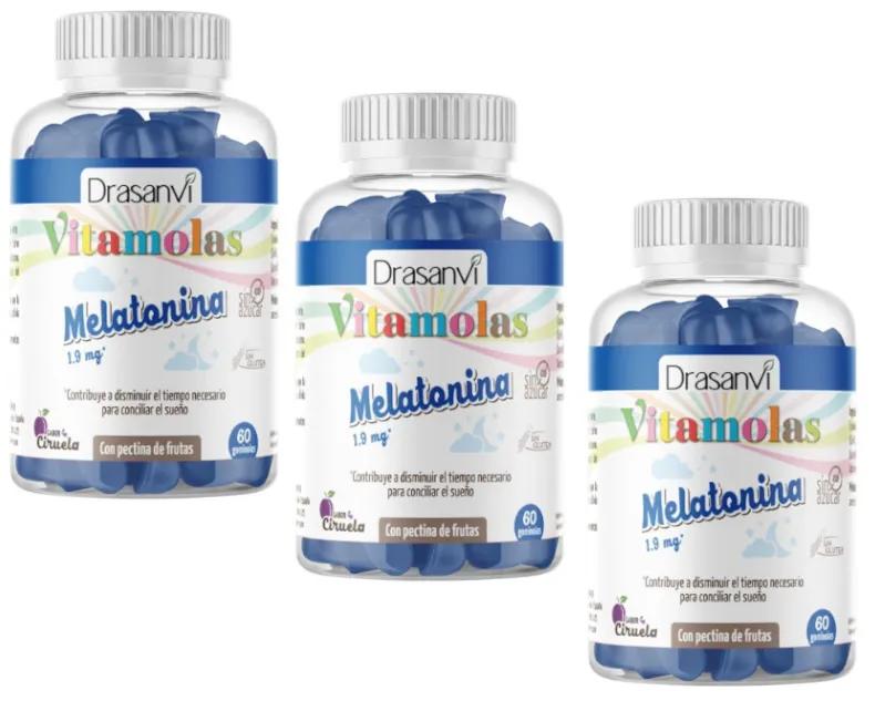 Drasanvi Vitamolas Mel 3x60 caramelle gommose