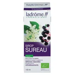 Ladrôme À Base de Plantes Fraîches Sirop de Sureau Bio 150ml