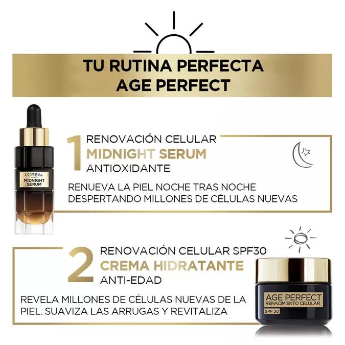 Loréal Paris Age Perfect Renacimiento Celular Crema Regeneradora Spf30 50 Ml Atida 9131