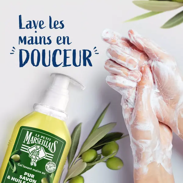 Le Petit Marseillais Gel Lavant Mains Pur Savon & Huile d'Olive 300ml