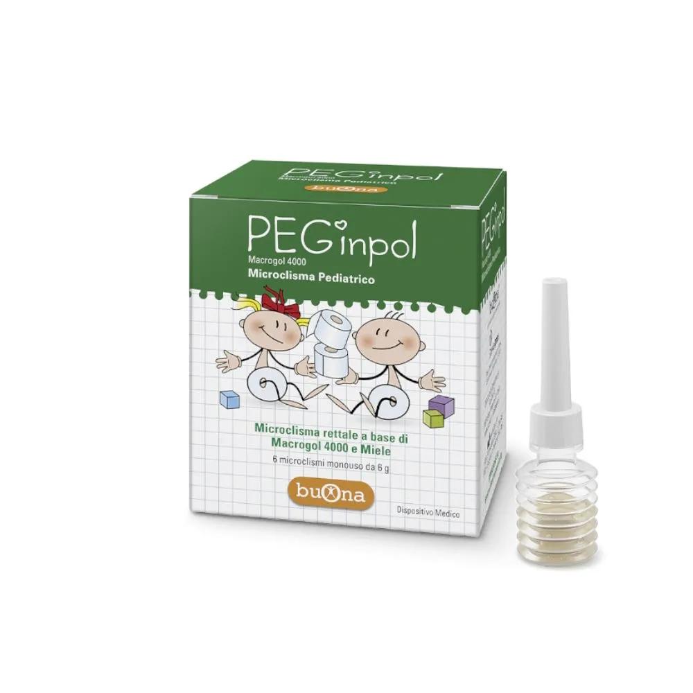 Buona Peginpol Microclisma Pediatrico per Stitichezza dei Bambini 6 microclismi