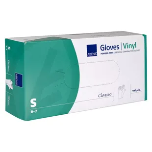Abena Guanti in Vinile Senza Polvere Taglia S 100 unità