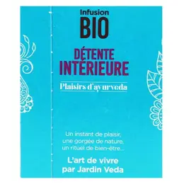 Jardin Veda Plaisirs d'Ayurveda Détente Intérieure Bio 20 infusettes