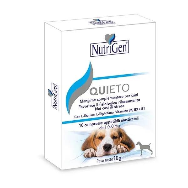 Nutrigen Quieto Mangime Complementare Rilassante Per Cani 30 Tavolette