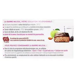 Milical Barres Minceur Hyperprotéinées Chocolat 6 Unités