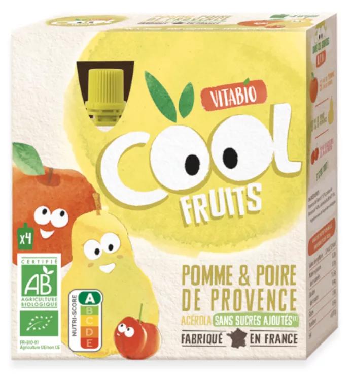 Vitabio Cool Fruits Pomme et Poire 4x90 gr