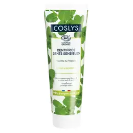 Coslys Dentifrice Dents Sensibles Menthe Bio 75ml