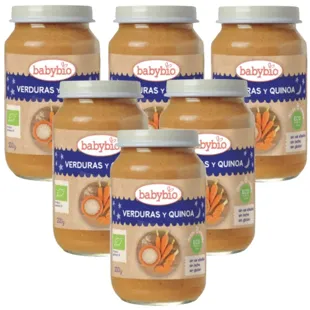 Babybio Traditional Menu Jar Vegetables and Quinoa +8m 6x200 gr