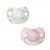 Suavinex Lot de 2 Sucettes Symétriques Sx Pro 0/6 mois Walk In The Park Rose