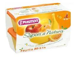 Plasmon Omogeneizzati Di Frutta Sapori Di Natura Frutta Mista 4x100 g +6m